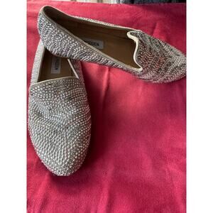 3 for $9 Steve Madden Rhinestone Flat Loafers 6.5